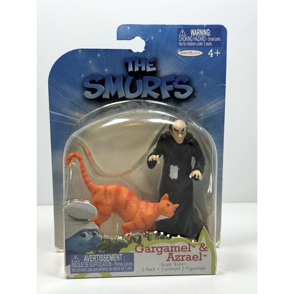 The Smurfs Jakks Pacific Gargamel and Azrael Figures - Picture 1 of 11